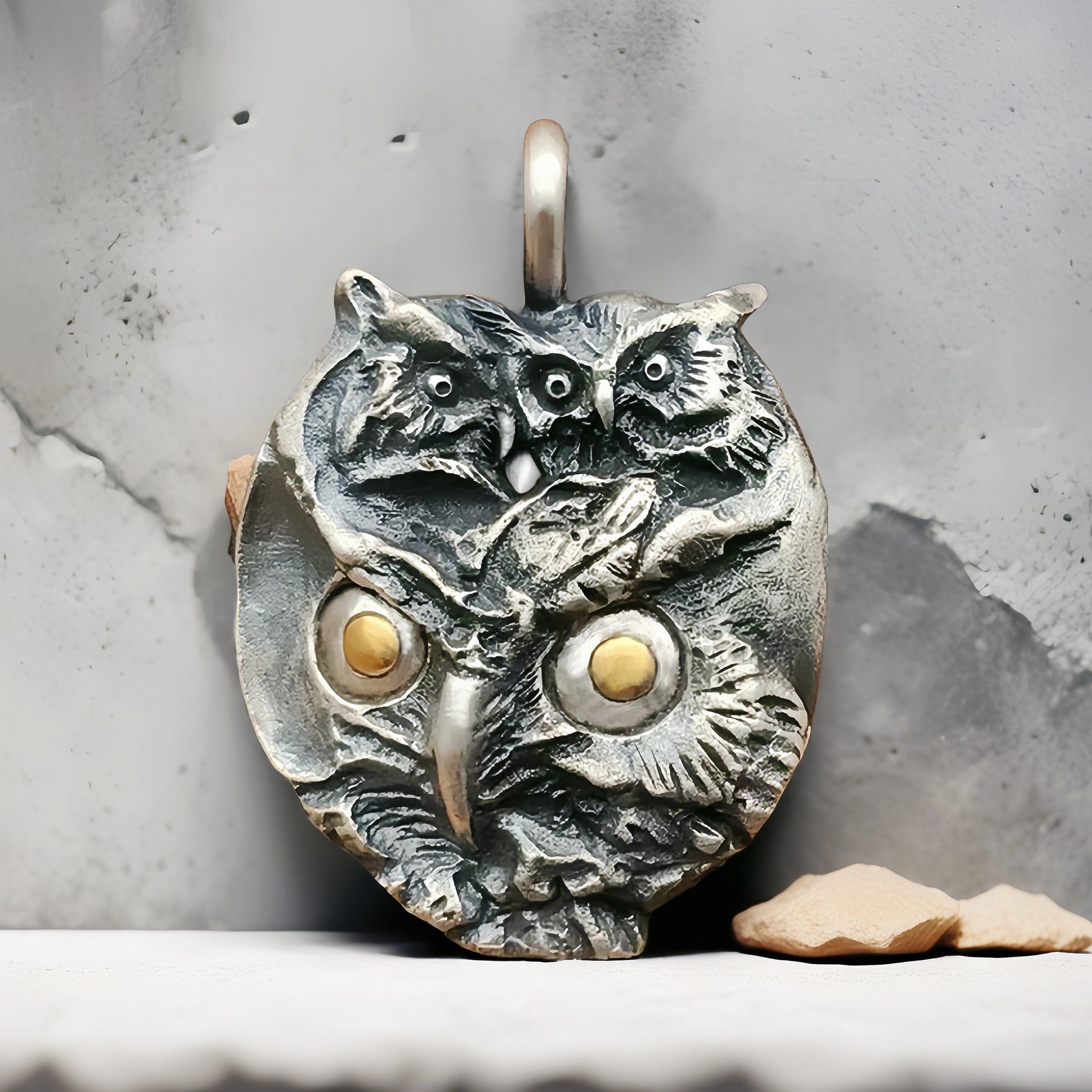 Owl Silver Pendant (Item No. SP105)