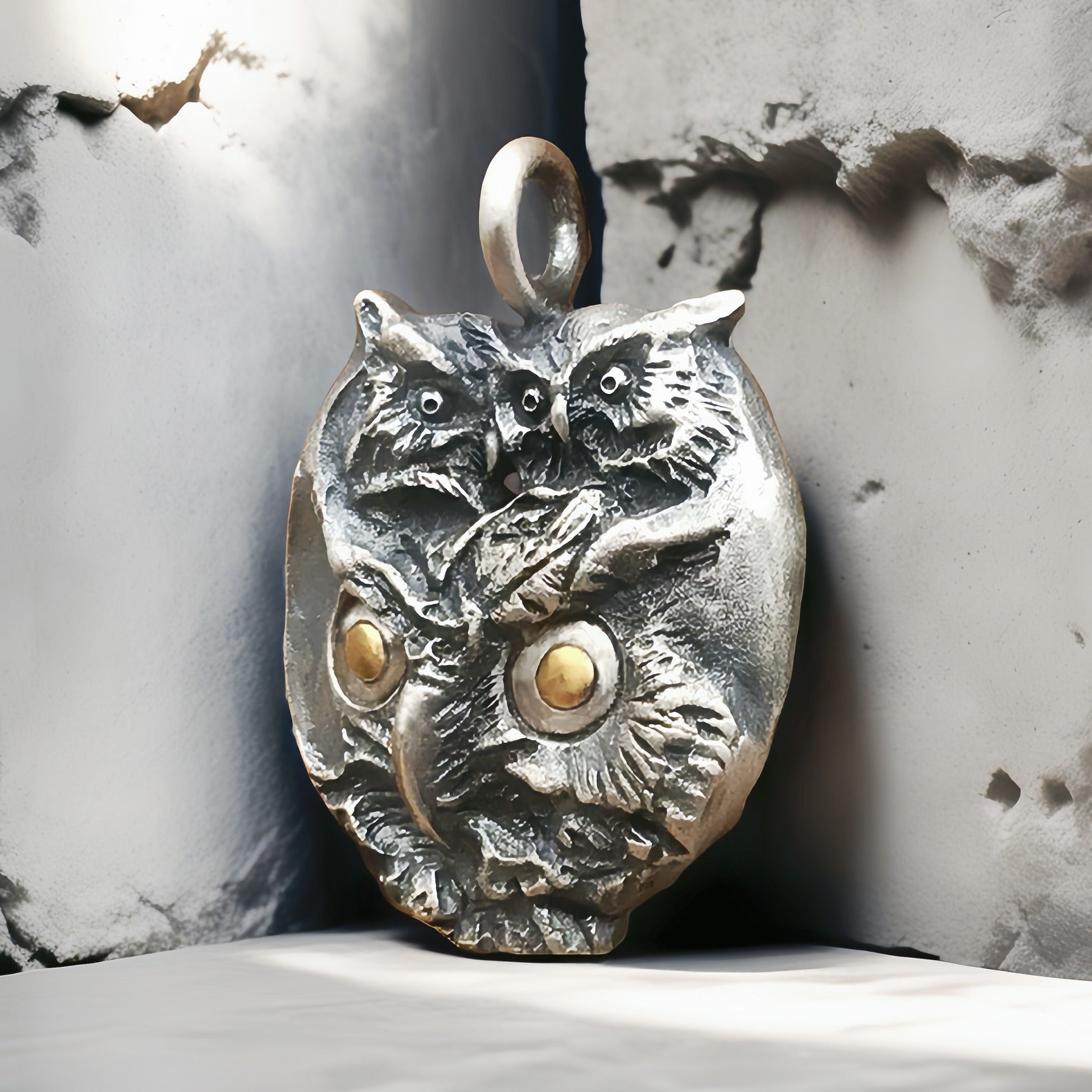 Owl Silver Pendant (Item No. SP105)