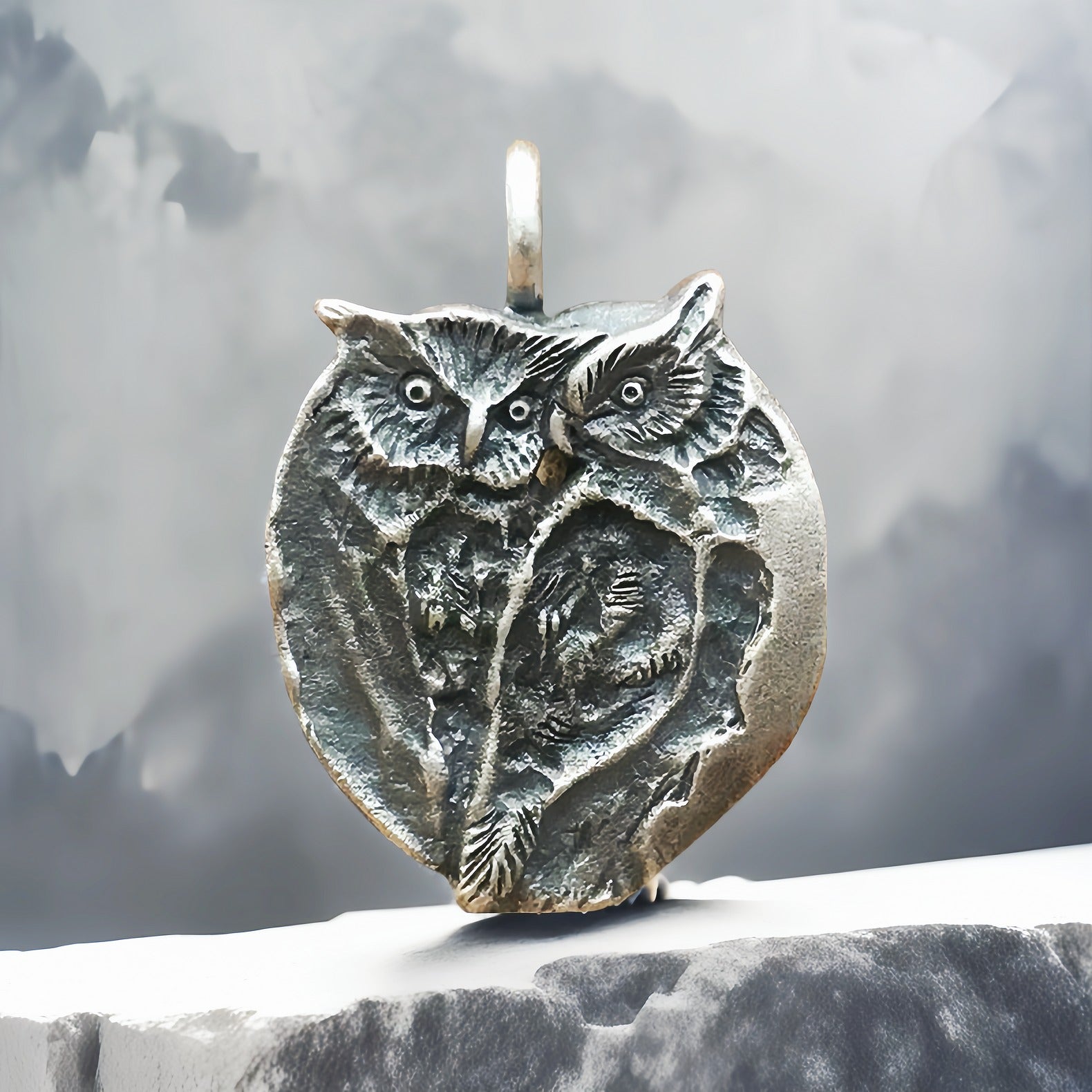Owl Silver Pendant (Item No. SP105)
