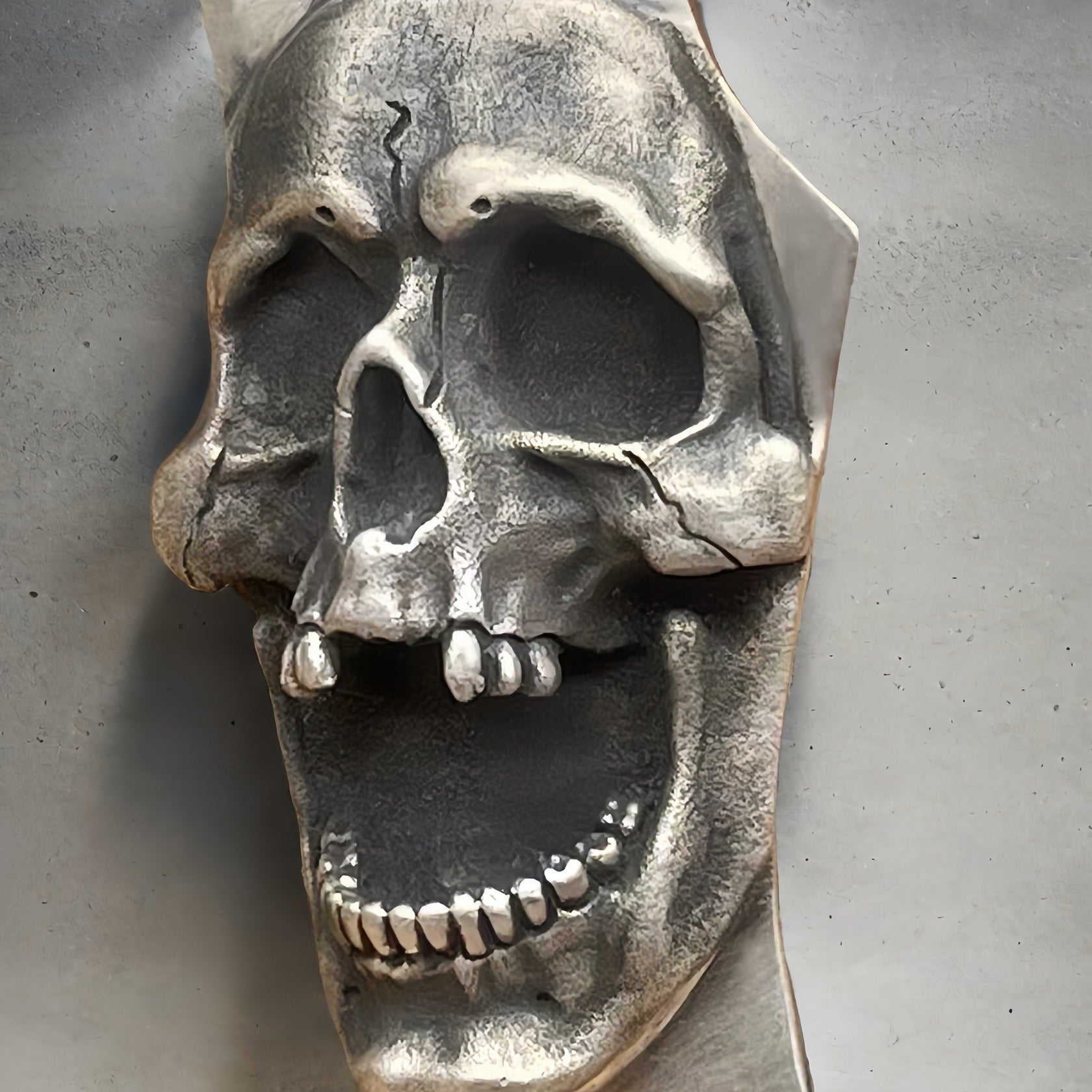 Skull & Dagger Silver Pendant (Item No. SP118)