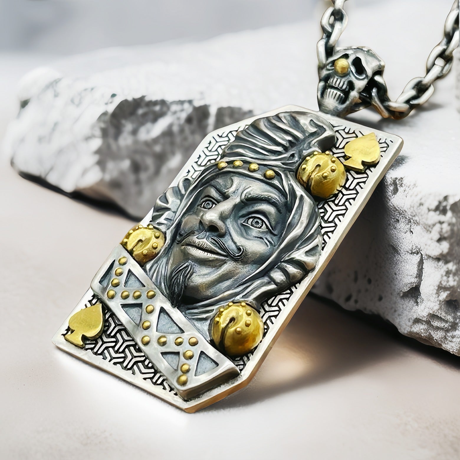 Joker Silver Pendant Necklace(Item No. SP100)