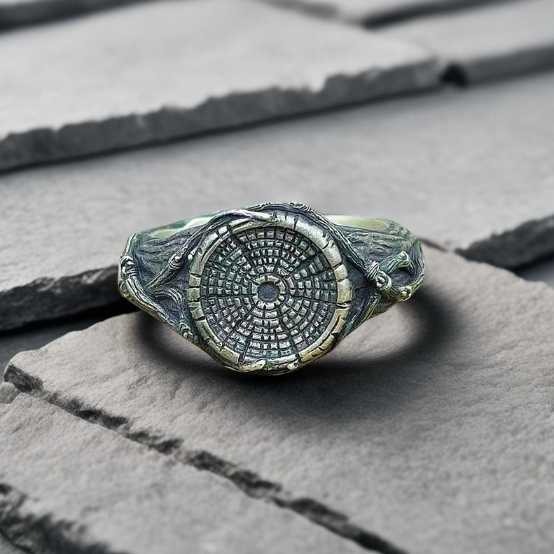 Annual Ring Silver Ring (Item No. SR117)
