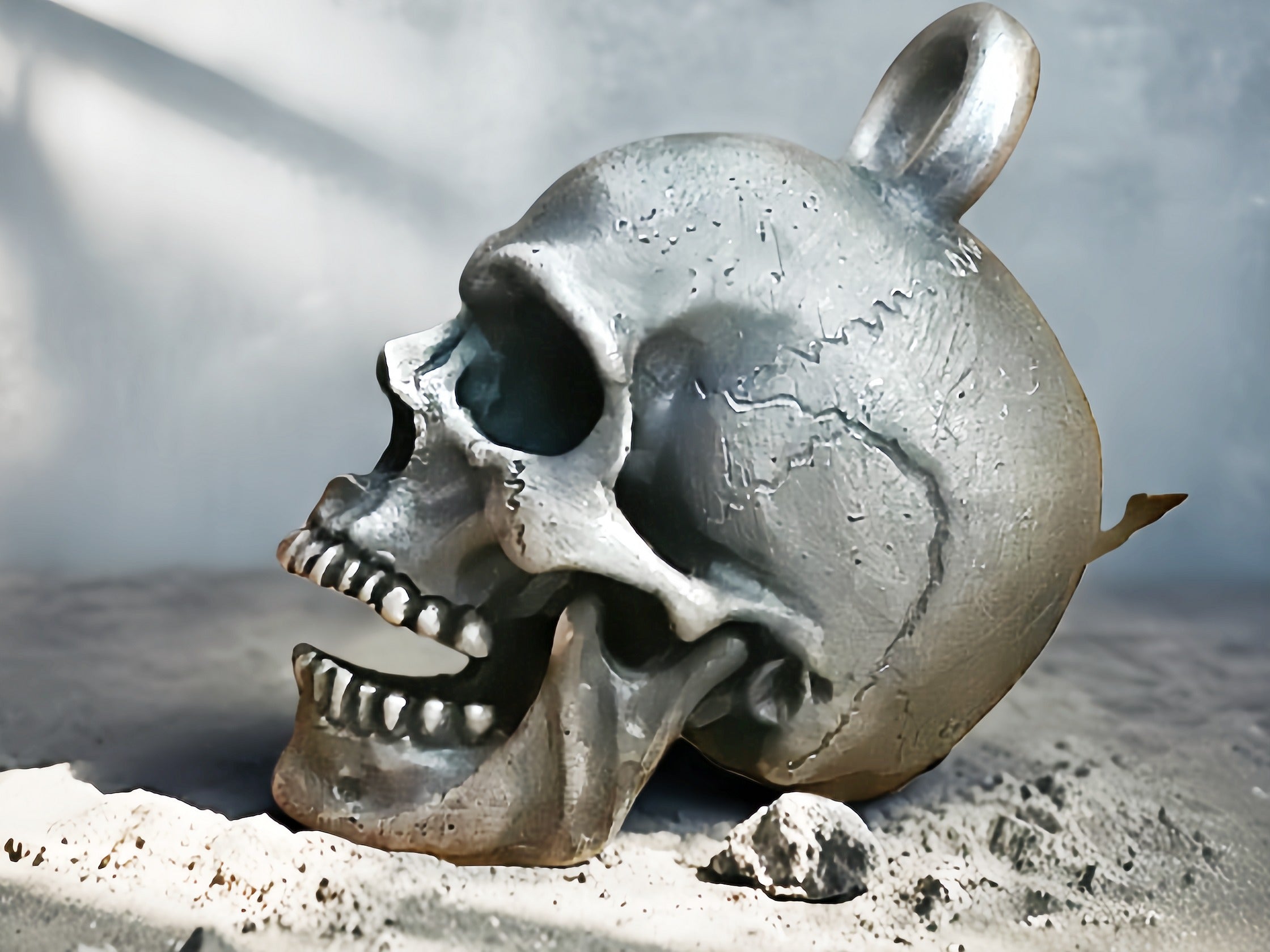 Skull Silver Pendant (Item No. SP115)