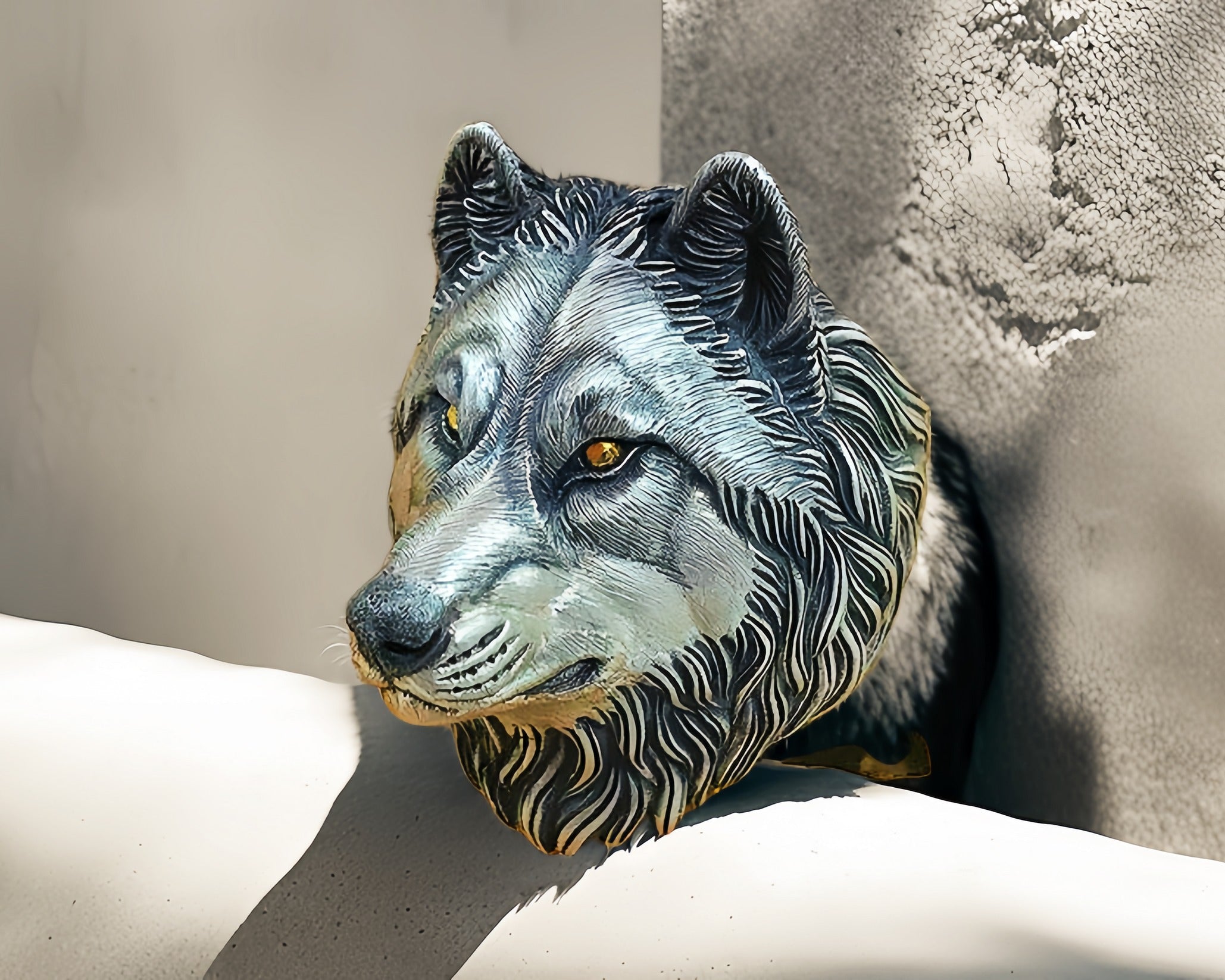 Wolf Silver Ring (Item No. SR122)
