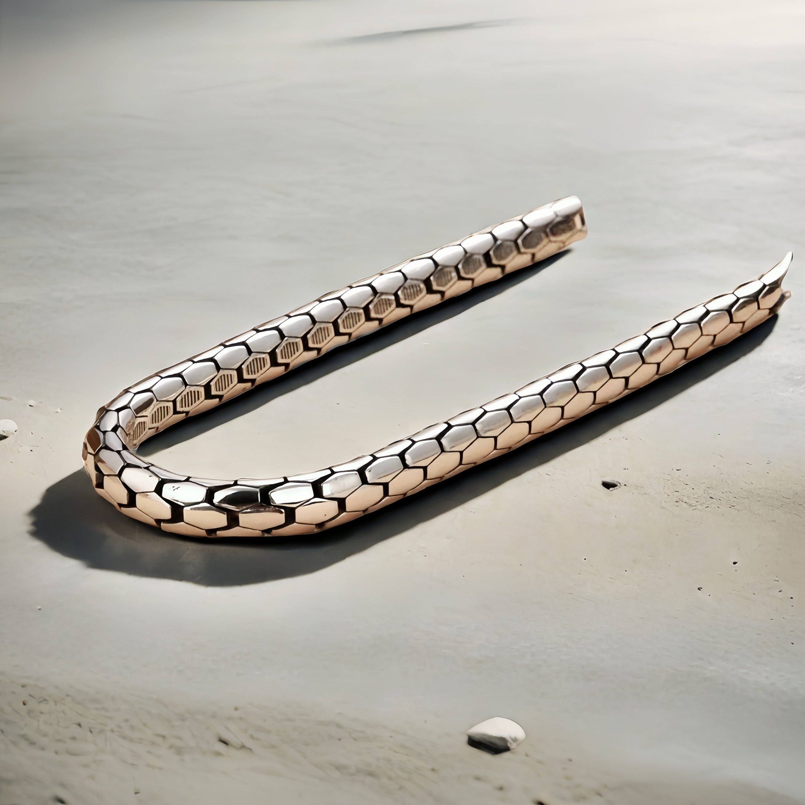 Snake Silver Bracelet (Item No.SB114)