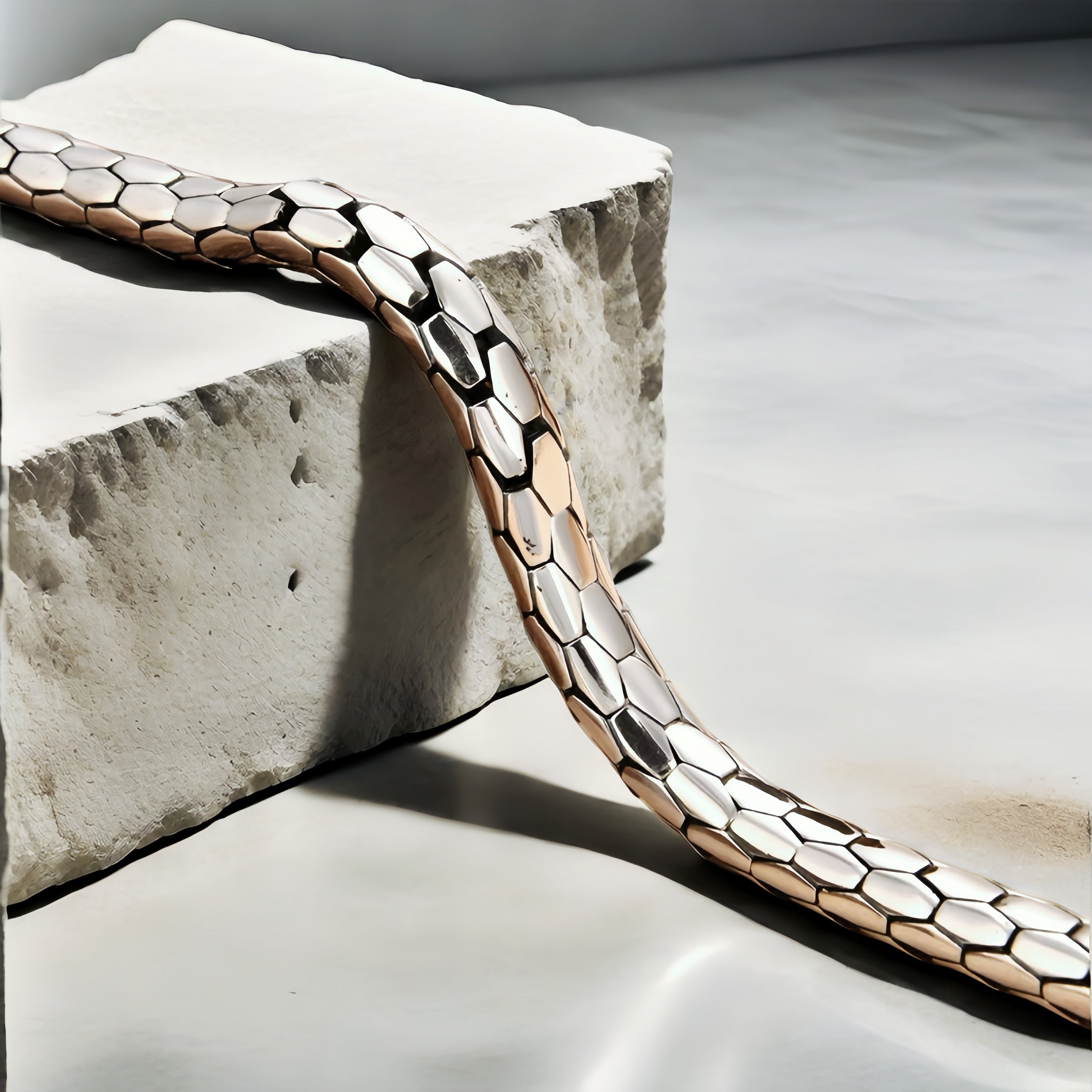 Snake Silver Bracelet (Item No.SB114)
